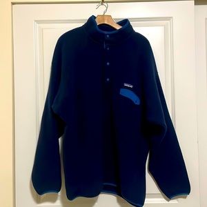 Patagonia Synchilla Snap-T Pullover Gray Mens Fleece Size XXL